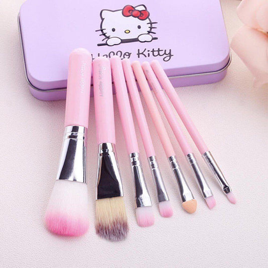 Cute 7 Piece Makeup Foundation Powder brushes