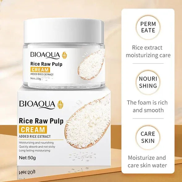 Bioaqua Rice Raw Pulp Facial Cream