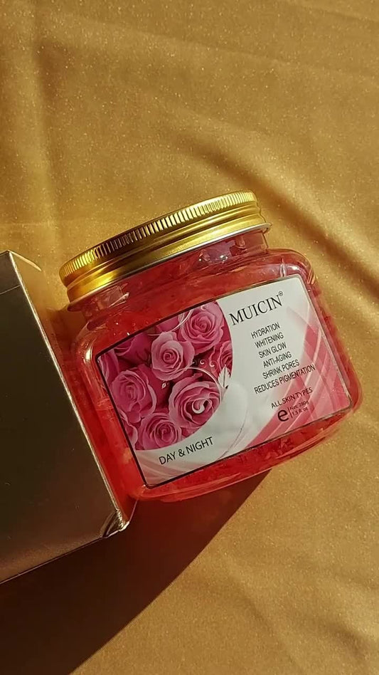 Muicin Natural Rose Petal Day And Night Sleeping Mask