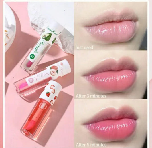 3 Pcs Dragon Ranee Natural Moisturizing & Long Lasting Lip Oil