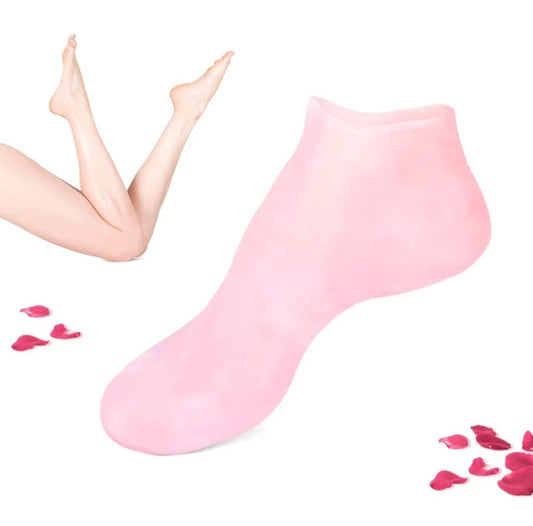 01 Pair – Silicone Foot Care Socks Anti Cracking Moisturizing Gel Socks Cracked Dead Skin Remove Protector