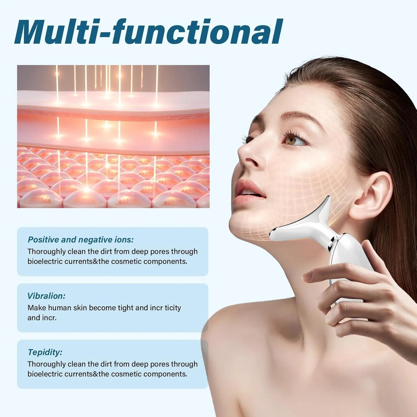 Massager Intense Pulsed Light Wrinkles Reducing Instrument