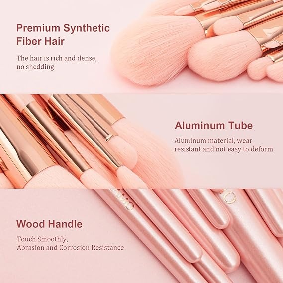 07 Pcs Makeup Brush Set